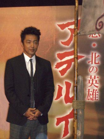 　ＮＨＫ大型時代劇に主演する大沢たかお