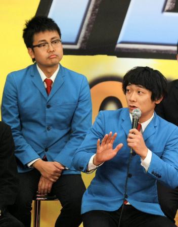 銀シャリ・鰻和弘（右）の結婚が近いことを暴露した橋本直