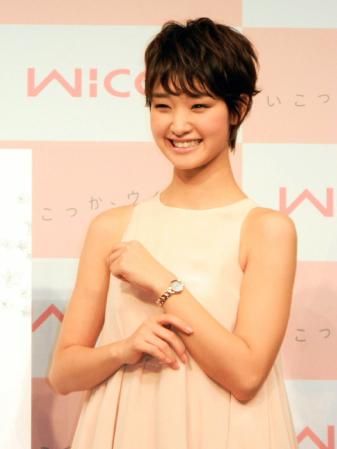 自身がプロデュースした腕時計の発表会に登場した剛力彩芽＝東京・恵比寿のガーデンルーム