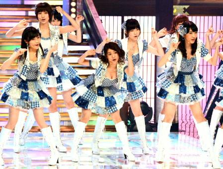 最優秀アーティスト賞を受賞したＡＫＢ４８