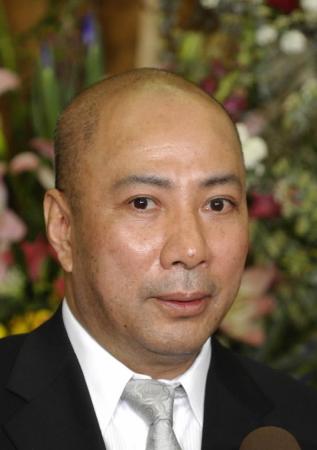 　歌舞伎俳優の市川團十郎