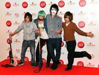 紅白出場に大張り切りのゴールデンボンバー＝ＮＨＫホール（撮影・持木克友）