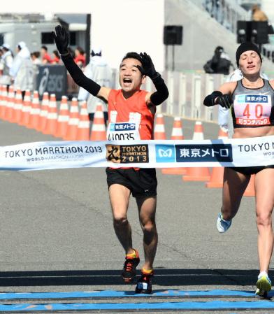 東京マラソンで自己ベスト更新は果たせなかった猫ひろし