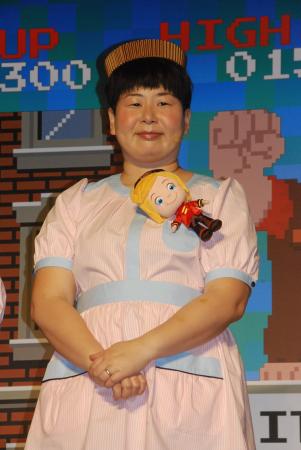 　西野との舌禍騒動について語った森三中の大島美幸＝東京都港区のｓｔｕｄｉｏ　Ｃｕｂｅ　３２６