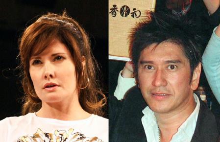 妻カイヤ（左）がケガをしたことを明かした川崎麻世