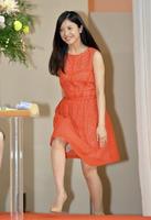 　笑顔で登壇する吉高由里子＝東京・渋谷のＮＨＫ（撮影・会津智海）