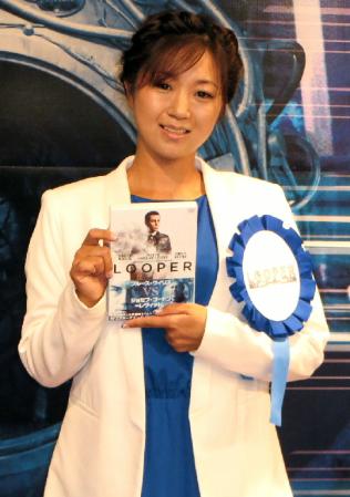 芸能イベントに初出演した美奈子＝東京・虎ノ門