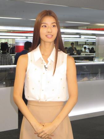 　ＮＨＫワールドＴＶの収録を行ったすみれ＝東京・渋谷のＮＨＫ