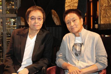 　テレビ初対談となった吉田拓郎（左）と小田和正