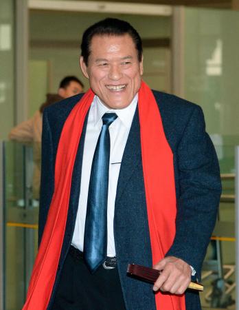 北京入りした猪木議員