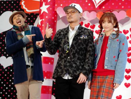 　イベントを行った（左から）ＴＥＥ、ＳＰＩＣＹ　ＣＨＯＣＯＬＡＴＥ、宮城舞