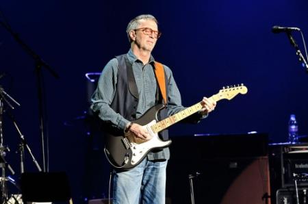 ２００回目の日本公演を行った“ギターの神様”エリック・クラプトン＝東京・日本武道館