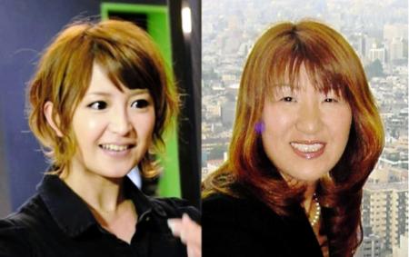 矢口真里（左）の復帰を後押しするブログをつづった北斗晶