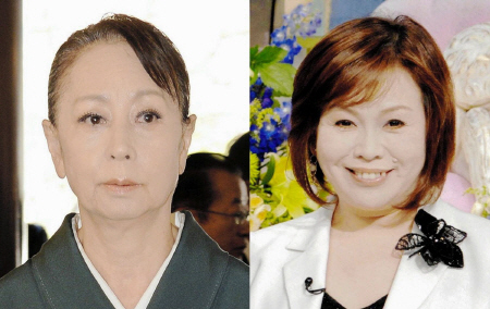 テレビ番組で山本陽子（左）から説教された上沼恵美子