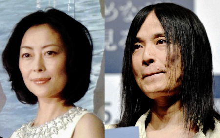 　離婚が成立した中山美穂（左）と辻仁成