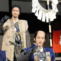 「軍師官兵衛」に出演中の速水もこみち（左）と松坂桃李