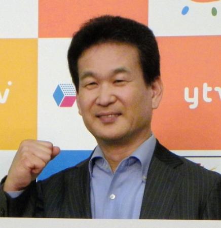 「大阪マラソン２０１４」への挑戦会見を行った辛坊治郎氏