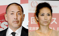 離婚が発表された清原和博氏（左）と亜希夫人