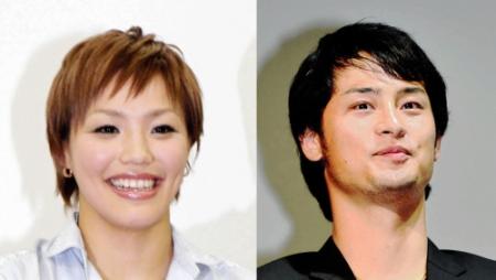 ツイッターで交際宣言したダルビッシュ（右）と山本聖子