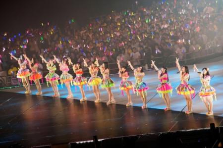 初の全国アリーナツアーの公演２日目を行ったＮＭＢ４８＝大阪城ホール