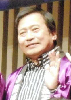 舞台「プリティウーマンの勝手にボディガードの製作発表会見に登場したラサール石井＝東京都内