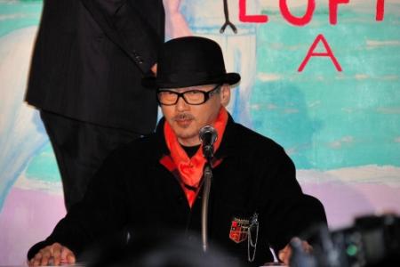 出所報告会見を行った田代まさし＝東京・Ａｓａｇａｙａ／Ｌｏｆｔ　Ａ