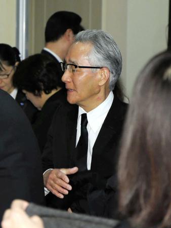 　桂米朝さんの葬儀・告別式に参列した上岡龍太郎氏