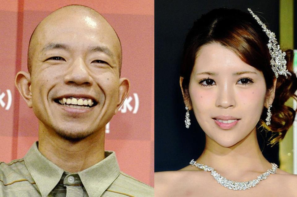 小峠（左）と久々にデートしたという坂口杏里