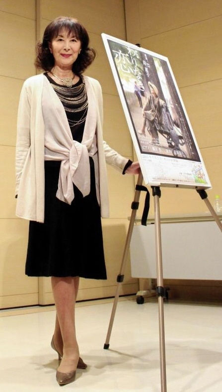 朗読劇「わりなき恋」の取材会を開いた岸惠子＝大阪市内