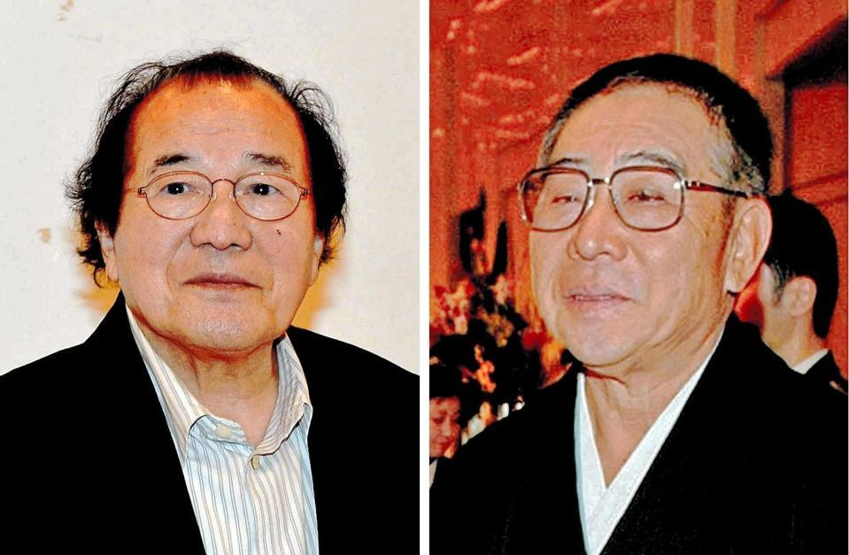 盟友・愛川欽也さん（左）の死に「ショック」と語った大橋巨泉