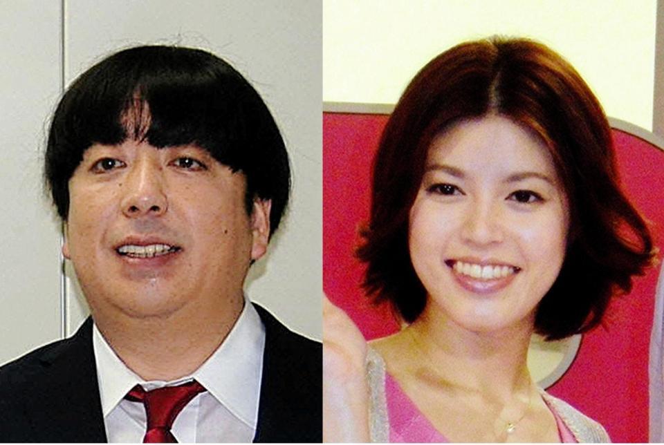 半同棲していることを報じられたバナナマン・日村(左)と神田愛花アナ