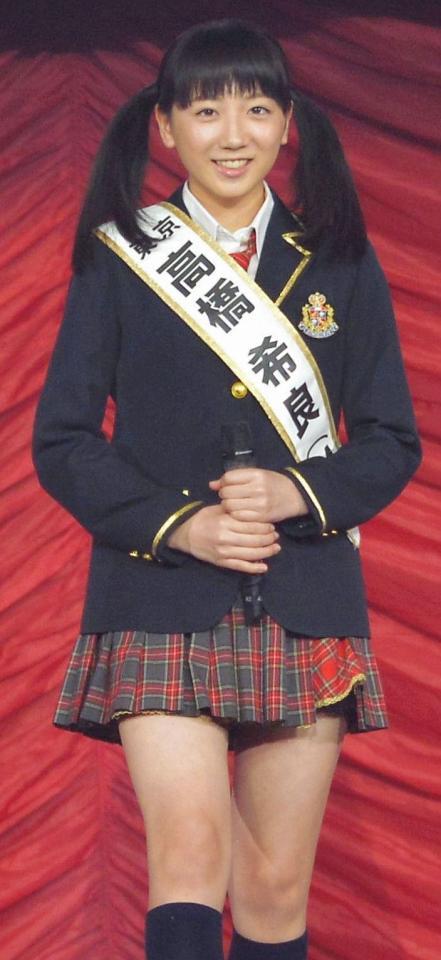 　ＡＫＢ４８第２回ドラフト会議に参加した高橋希良＝有明コロシアム（撮影・堀内翔）