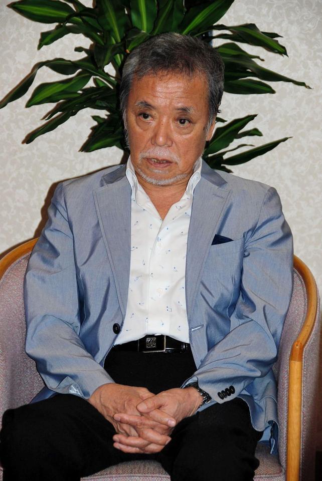 大山のぶ代の近況を話した砂川啓介＝東京グランドホテル