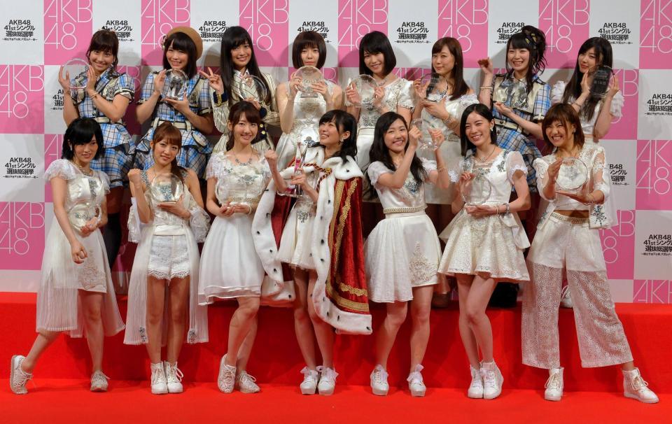 ＡＫＢ４８　４１ｓｔシングル総選挙の選抜メンバー＝ヤフードーム（撮影・堀内翔）