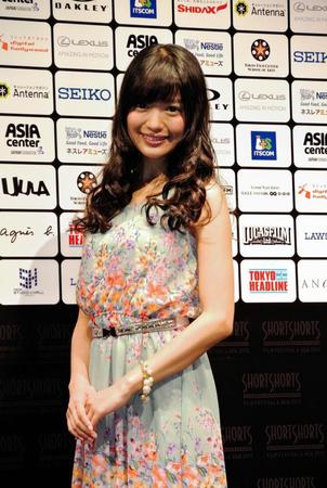 コールセンターを描いた短編映画に主演した北原里英＝東京・二子玉川