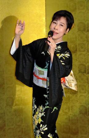 　新曲の発売記念イベントを行った原田悠里