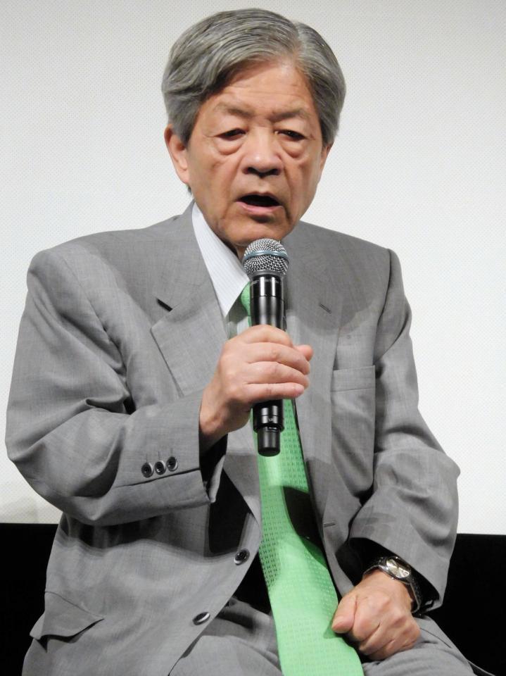 自身の最期について願望を語った田原総一朗氏＝東京・汐留