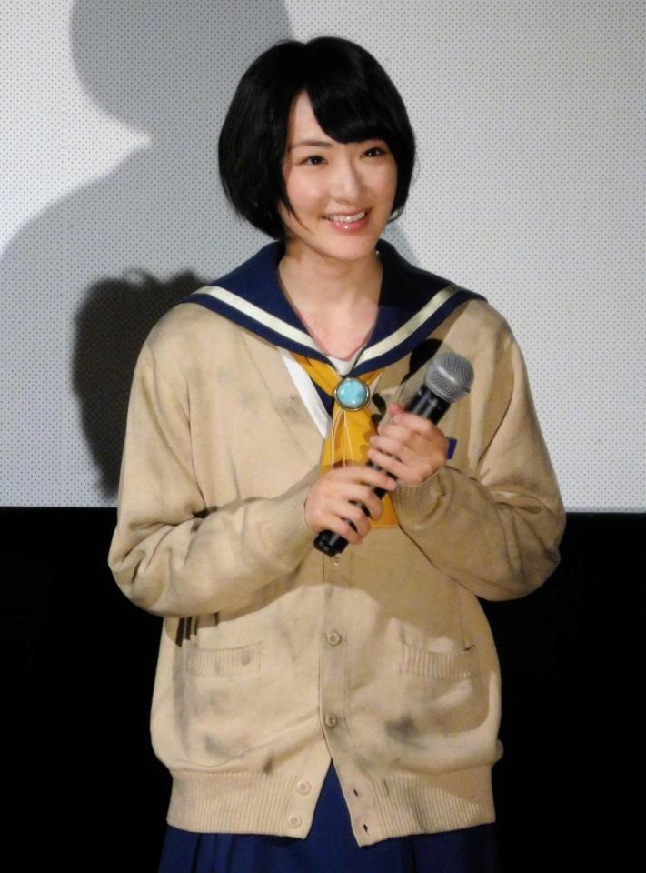 　舞台あいさつした生駒里奈＝東京・池袋