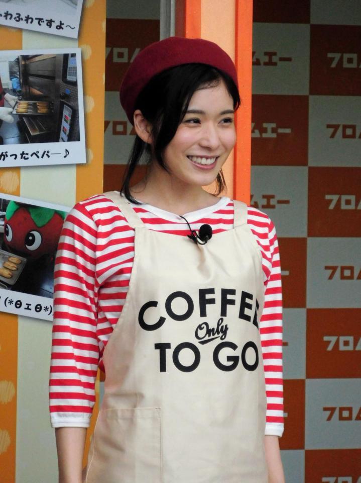 ＰＲイベントに登場した松岡茉優＝東京・台場