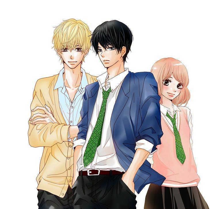 　中島演じる黒崎晴人（中央）、小松演じるヒロイン・由宇（右）と千葉演じる白河タクミ（Ｃ）マキノ／講談社