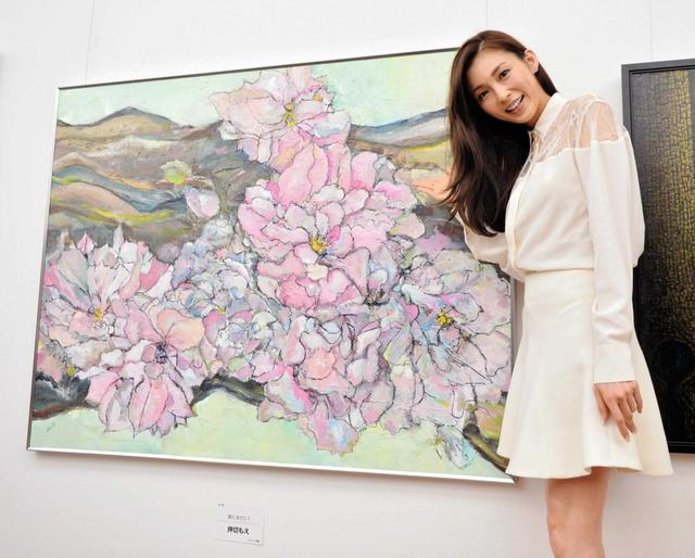 モデル業界初！押切もえ「二科展」入選/芸能/デイリースポーツ online