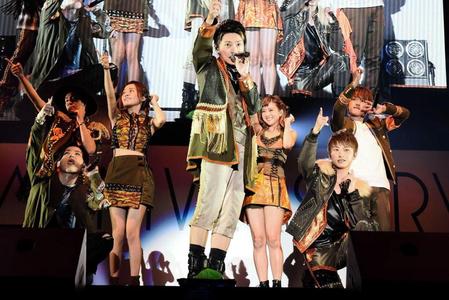 １０周年記念ライブを行ったＡＡＡ＝代々木第一体育館