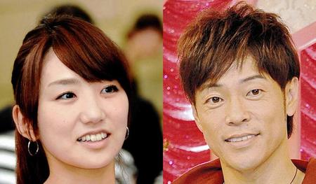 　松村未央アナ（左）と陣内智則