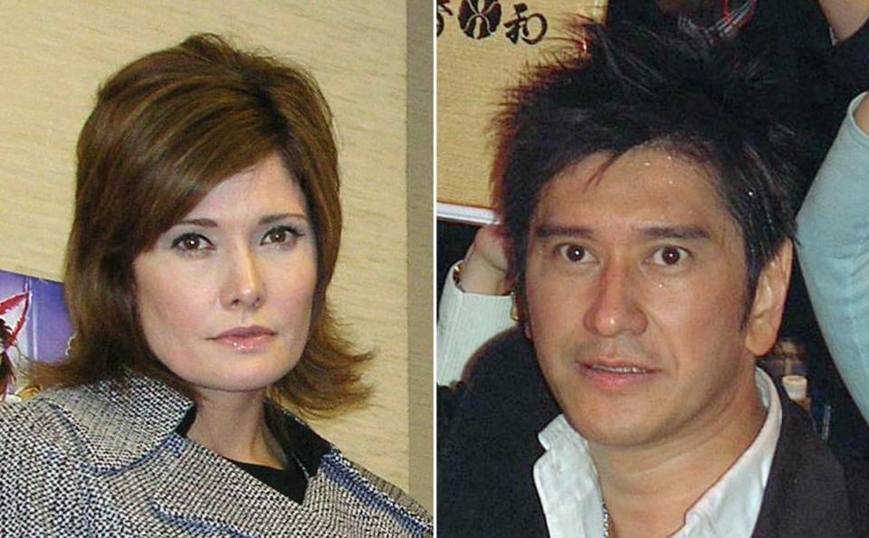 カイヤ（左）に感謝した川崎麻世