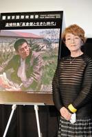 高倉健さんへの思いを語った倍賞千恵子＝東京・新宿