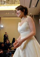 会場を後にする大島優子＝都内のホテル（撮影・佐々木彰尚）