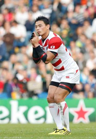 　ラグビーＷ杯で大活躍した五郎丸歩選手