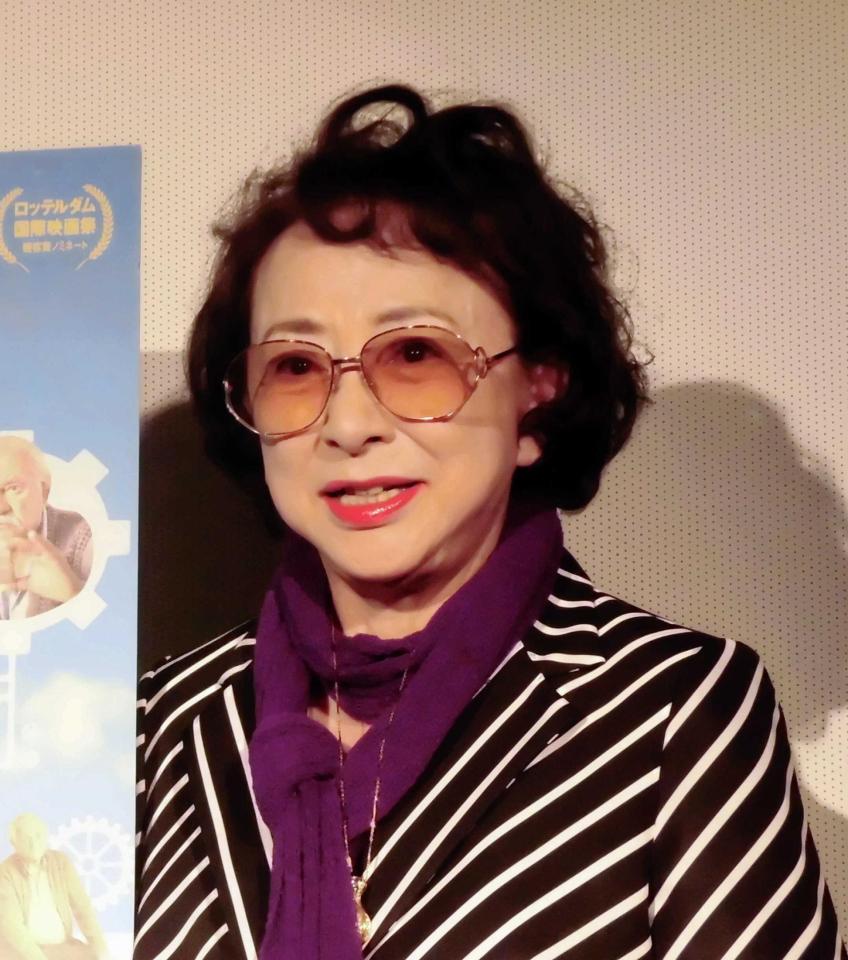 　原節子さんの思い出を語った有馬稲子