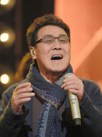 本番に向けリハーサルした五木ひろし＝ＮＨＫホール（撮影・堀内翔）