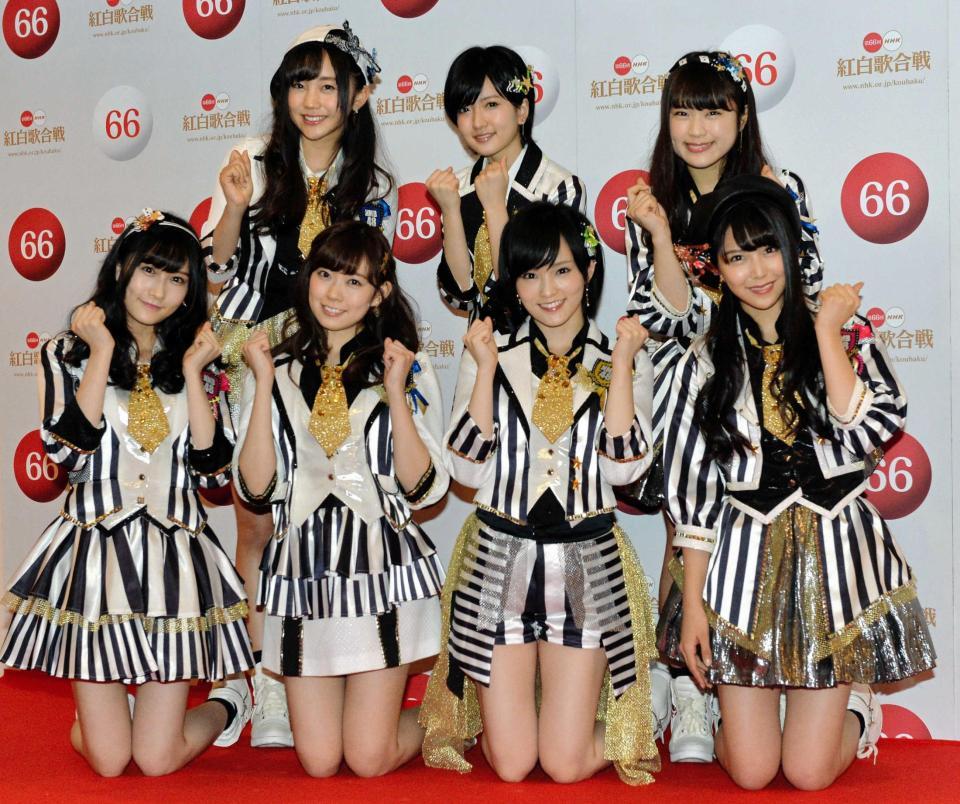 　かわいくポーズを決めるＮＭＢ４８